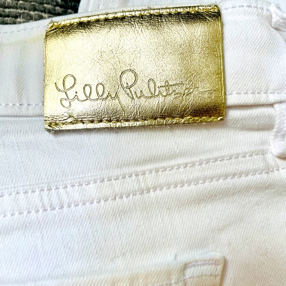 NWOT🌸🌺Lily Pulitzer 🌺🌸White Jeans Women’s 8 - Picture 7 of 7